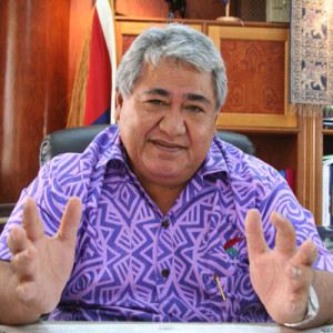 Hon Prime Minister Tuilaepa Sailele Malielegaoi